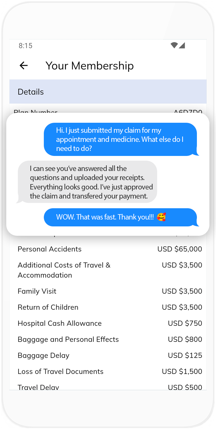 Reclamos y cobertura