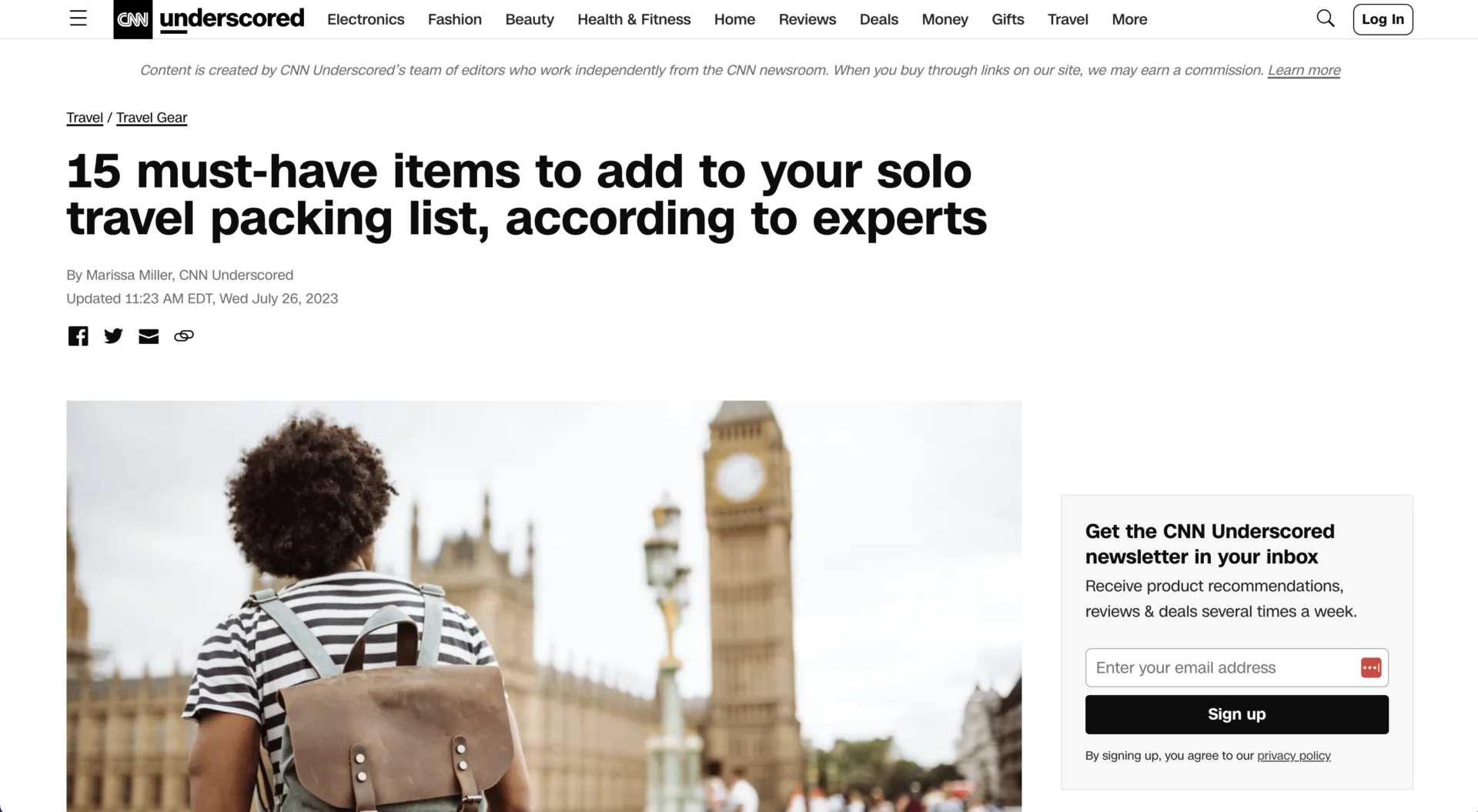 CNN - 15 must-have items to add to your solo travel packing list, according to expertsCNN -