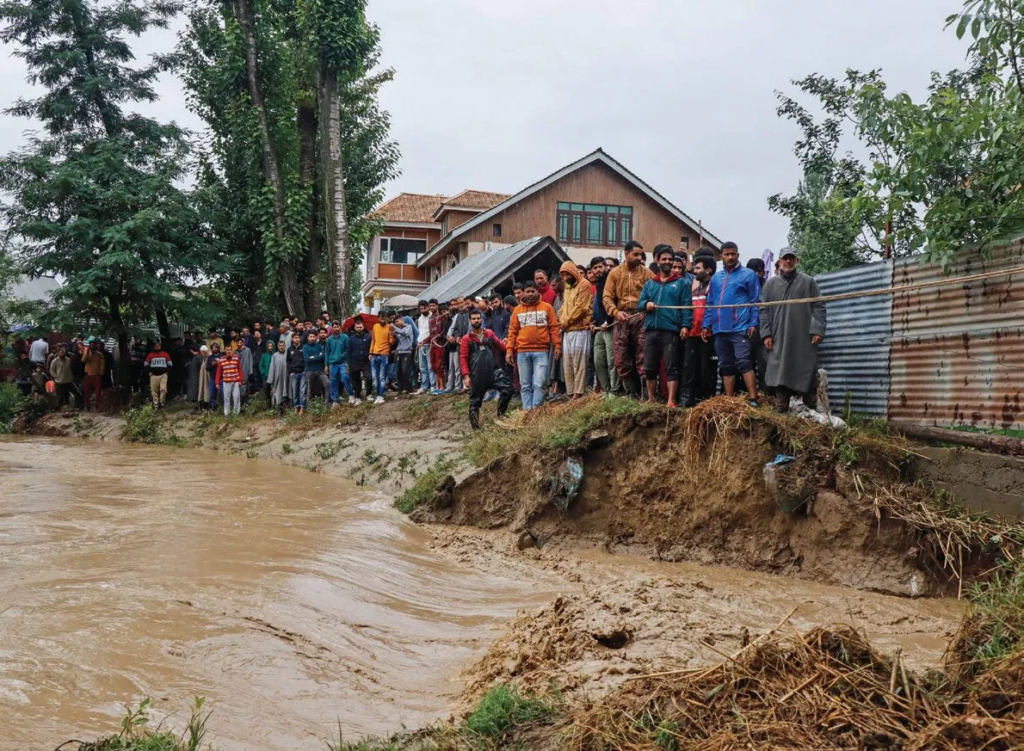 Inundaciones en Cachemira