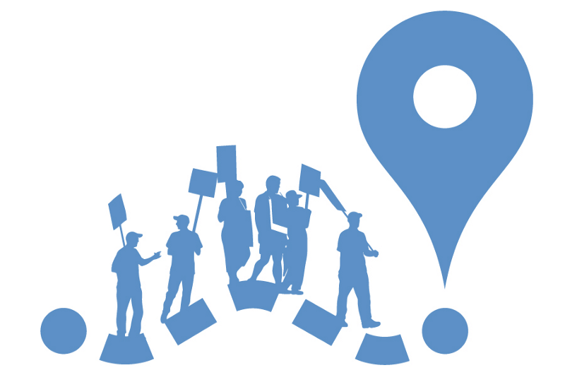 Mapa de Protestas Pasadas y Planificadas para la Copa Mundial de Brasil